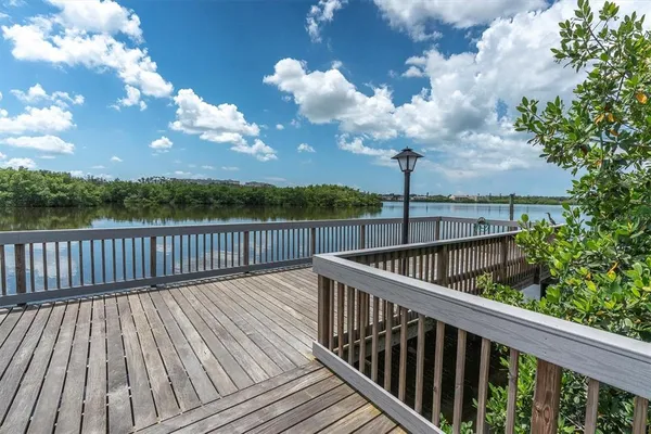 an aerial view of a house with a swimming pool
