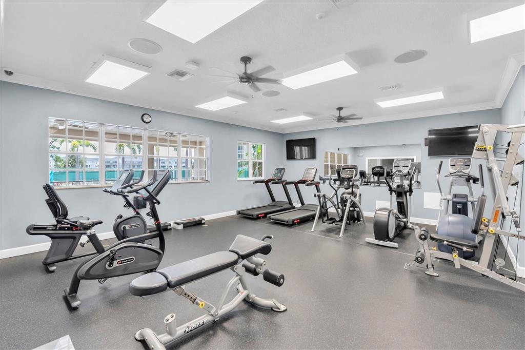 7070 Key Haven Road, Unit 602 Seminole, FL 33777 - Photo 10 of 48 a view of a room with gym equipment