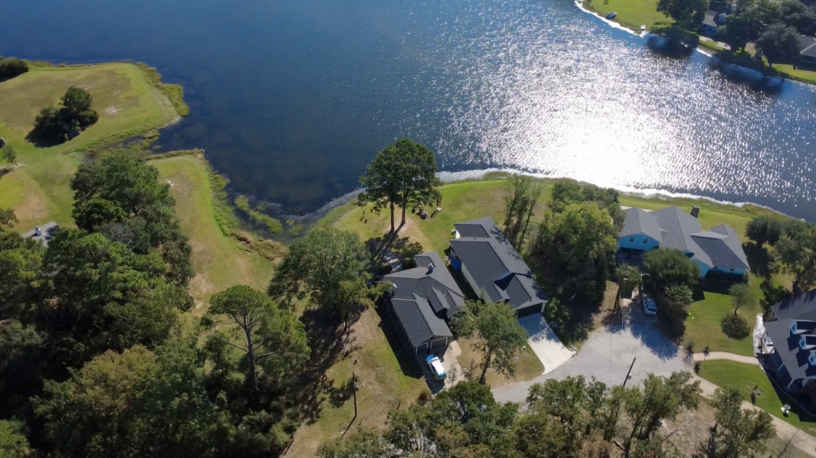 467 Pinnacle Trinity, TX 75862 - Photo 39 of 40 a aerial view of a house with a yard and garden