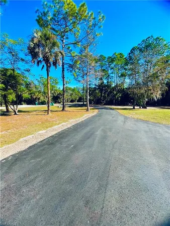 a view of swimming pool with a garden