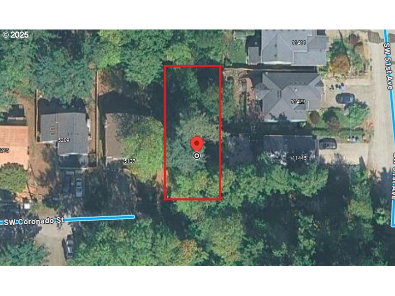 5137 Southwest Coronado Street Portland, OR 97219 - Photo 4 of 4 a view of a back yard