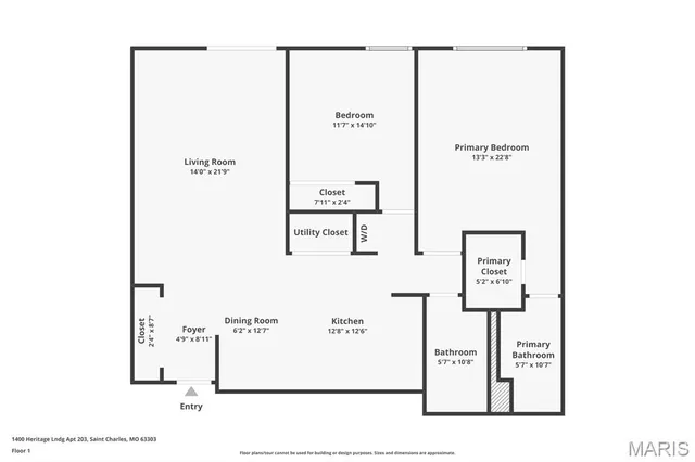 $160,000 | 1400 Heritage Landing, Unit 203, St. Charles, MO 63303