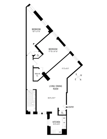 a view of an entryway with a chandelier