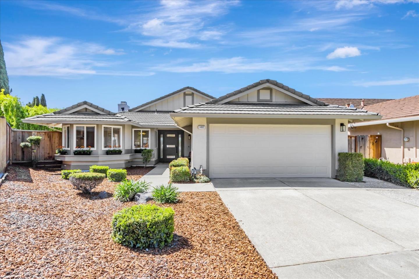 1482 Brian Court Milpitas, CA 95035 - Photo 1 of 1 a front view of a house with a garden