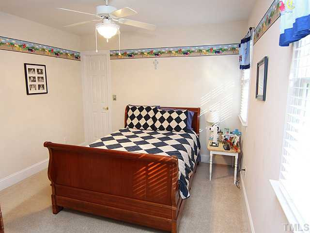 5400 Fire Pink Way Raleigh, NC 27613 - Photo 15 of 23 Upstairs Bedroom w/ Walk In Closet and Private Bath. Bedroom