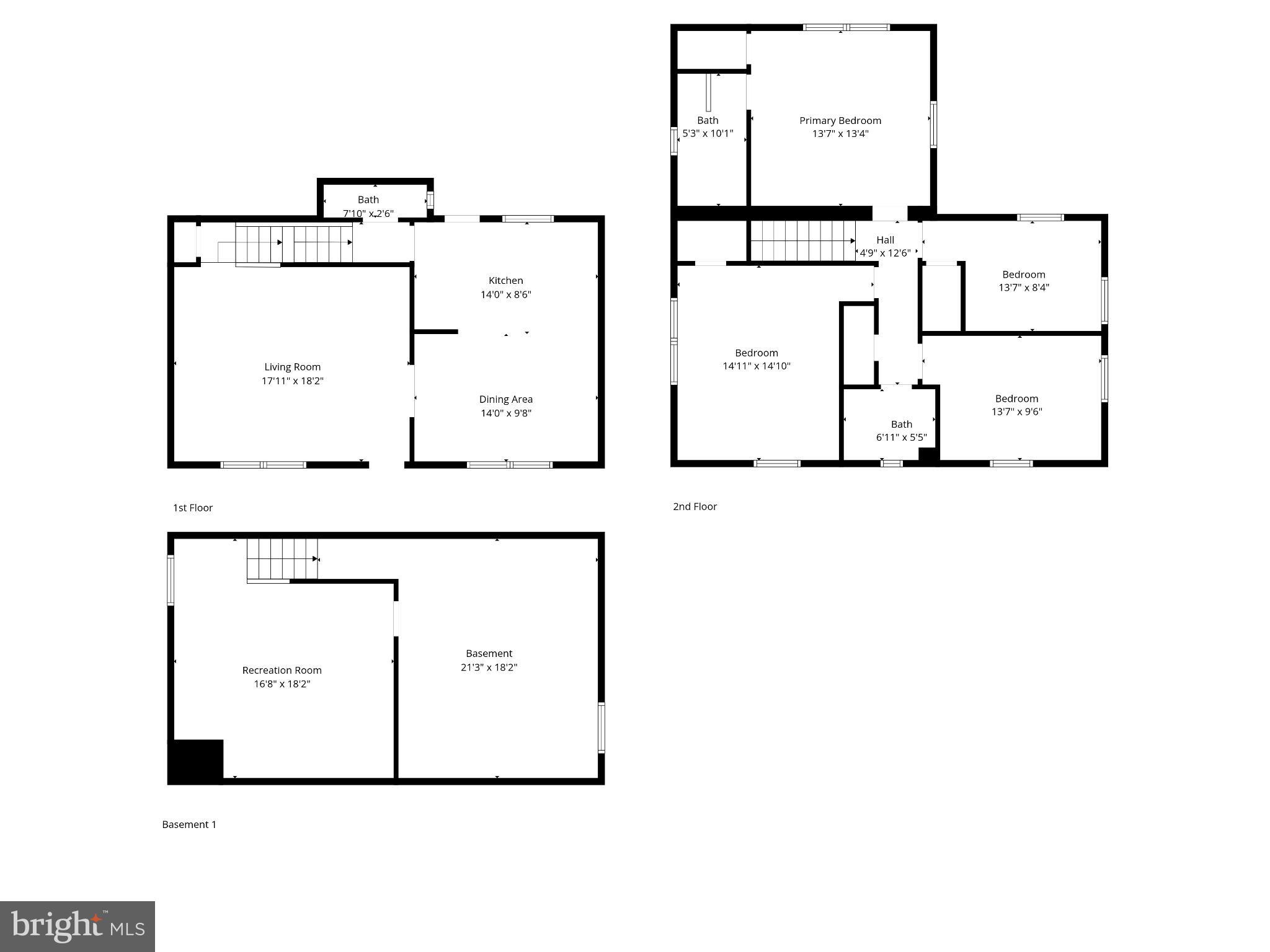 214 Waverly Road Wilmington, DE 19803 - Photo 47 of 47 Combined Floor plans