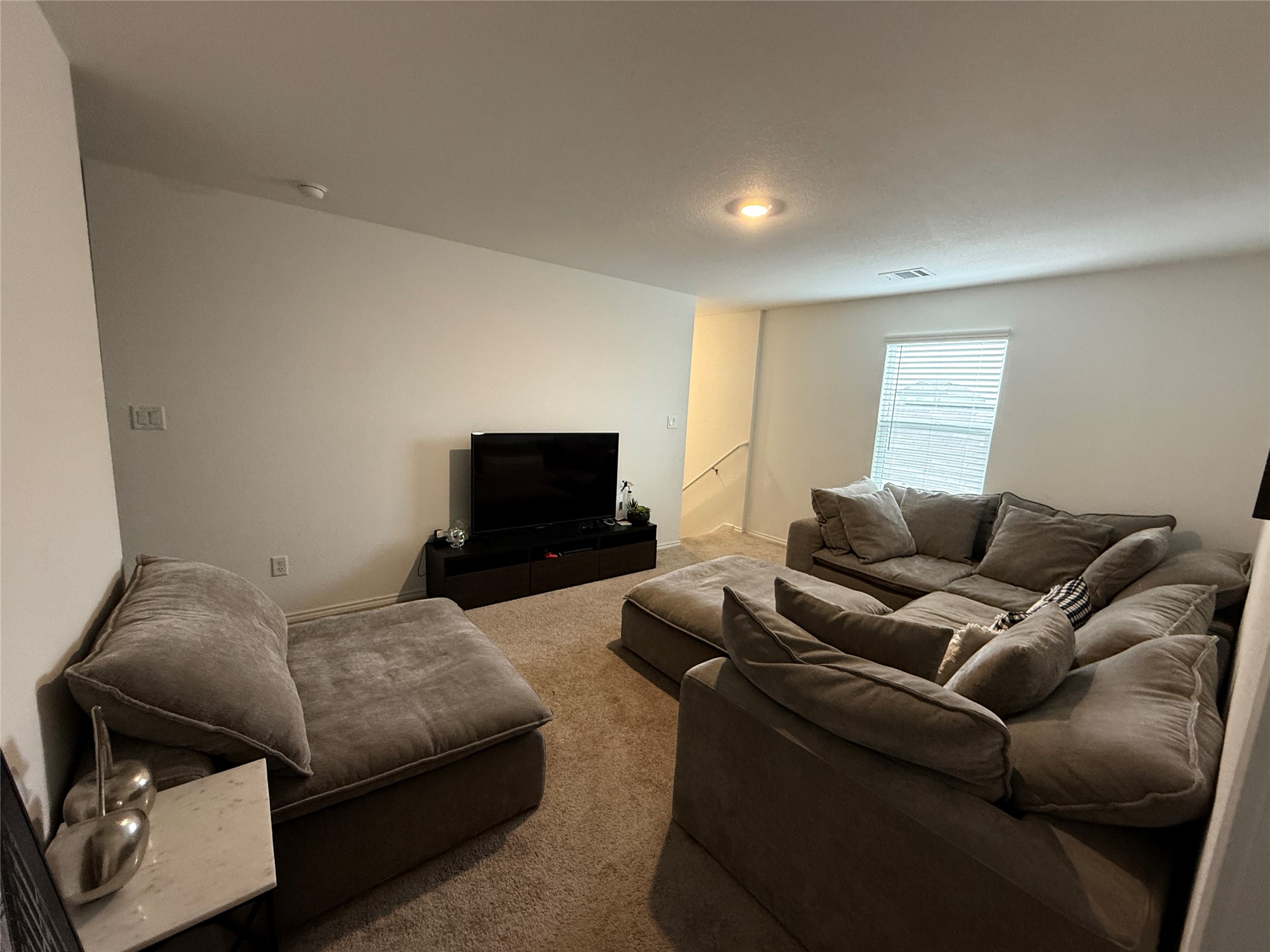 23420 Tiny Moons Way Elgin, TX 78621 - Photo 15 of 22 a living room with furniture and a flat screen tv