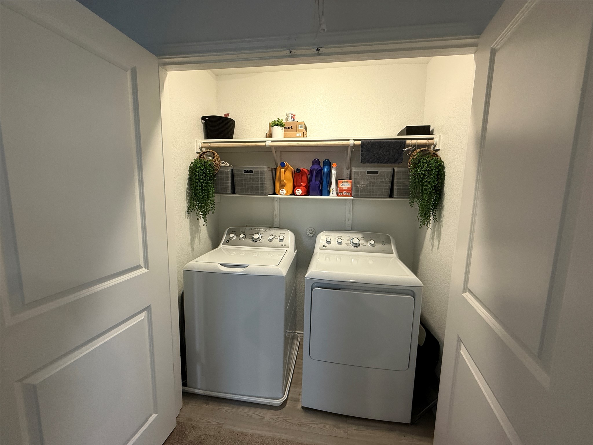 23420 Tiny Moons Way Elgin, TX 78621 - Photo 17 of 22 a utility room with dryer and washer