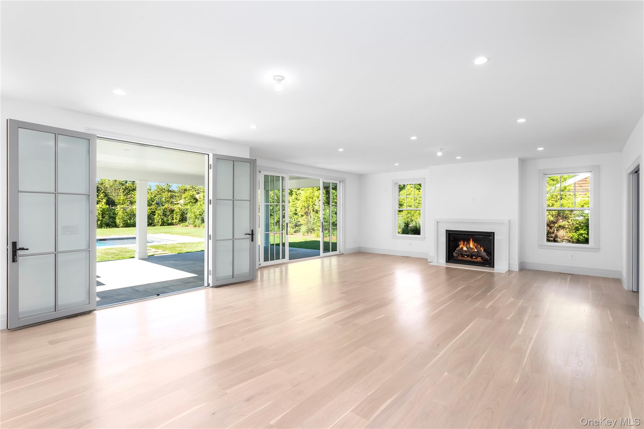 152 South Road Westhampton, NY 11977 - Photo 11 of 26 Living Room with Fireplace