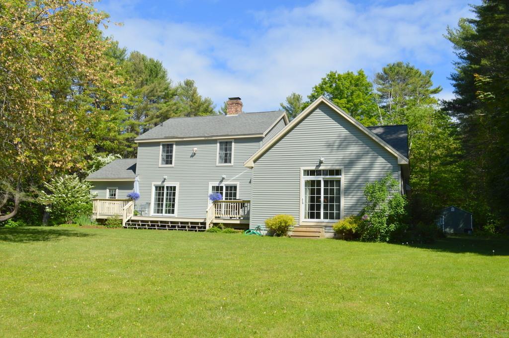 206 Church Road Brunswick, ME 04011 - Photo 35 of 35 West/Back side of home from back...