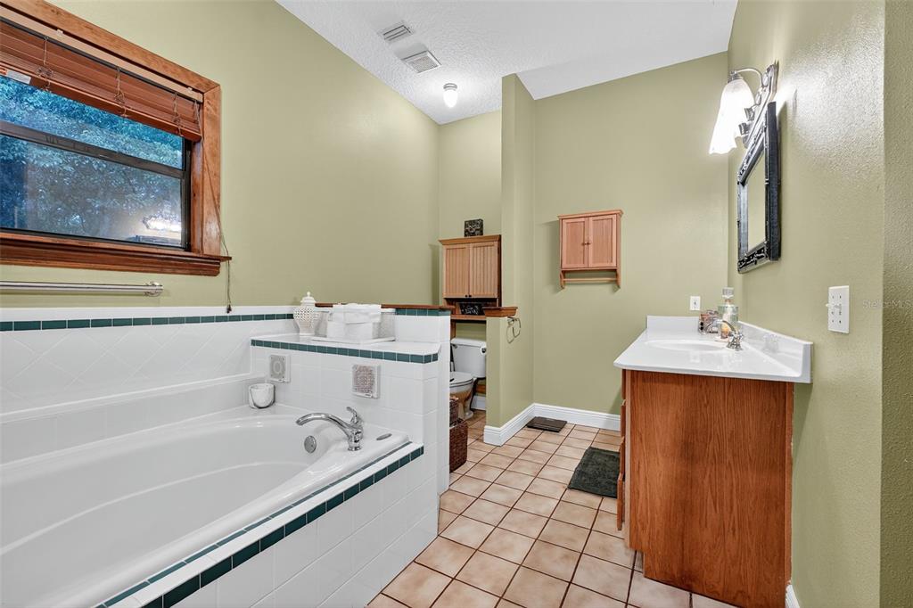 2836 Shenandoah Road DeLand, FL 32720 - Photo 11 of 46 a bathroom with a tub sink and mirror