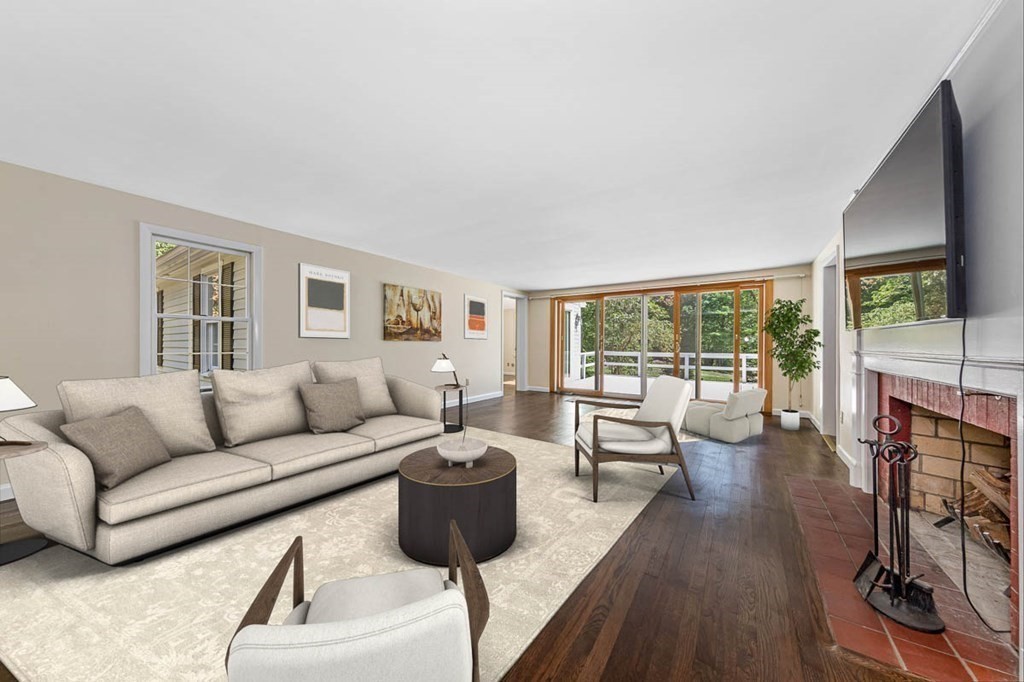 2 King George Drive Boxford, MA 01921 - Photo 14 of 41 a living room with furniture and a large window