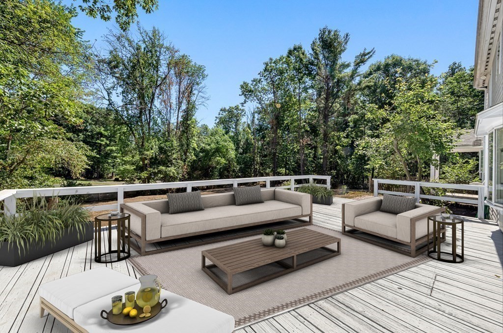 2 King George Drive Boxford, MA 01921 - Photo 8 of 41 a balcony with furniture and potted plants