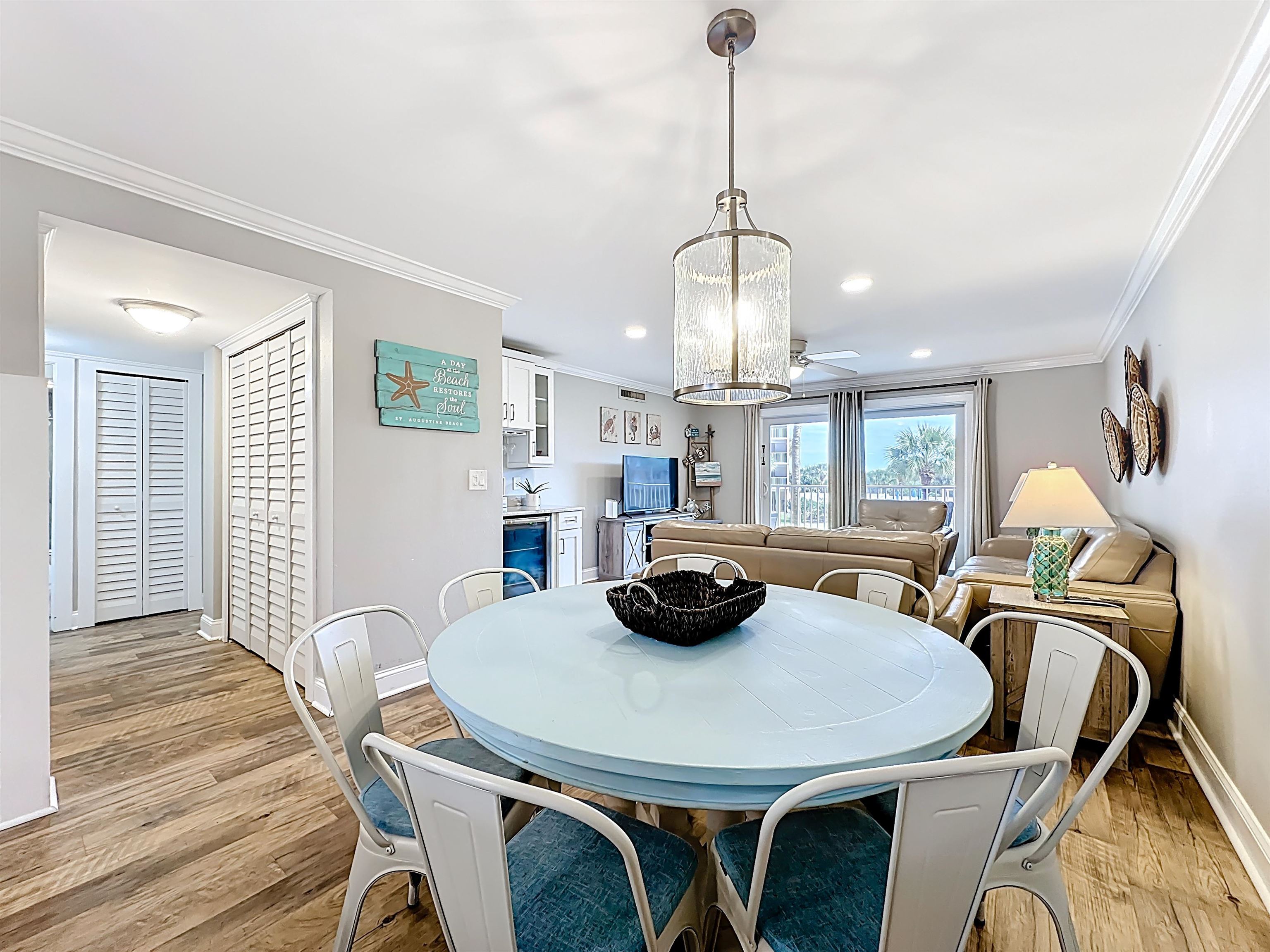 4 Ocean Trace Road, Unit 213 St. Augustine, FL 32080 - Photo 13 of 38 a view of a dining room with furniture