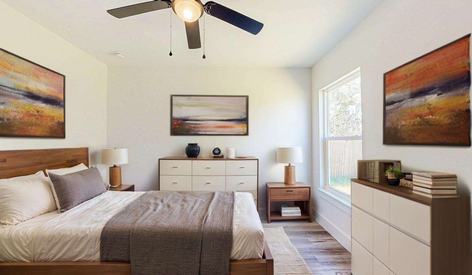 7975 A1A South St. Augustine, FL 32080 - Photo 18 of 33 a bedroom with a bed and a flat screen tv