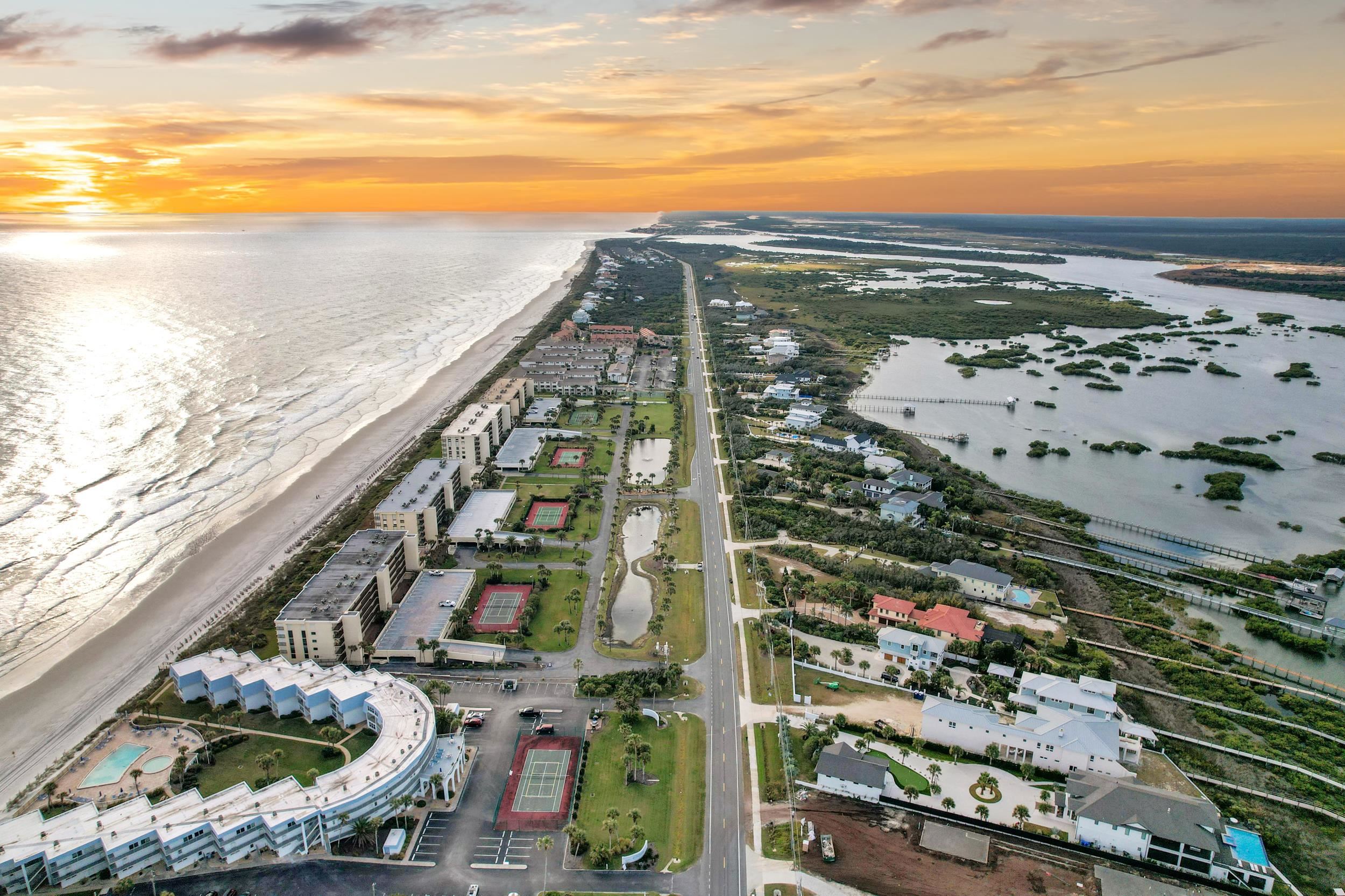 7975 A1A South St. Augustine, FL 32080 - Photo 31 of 33 a view of a city and ocean view