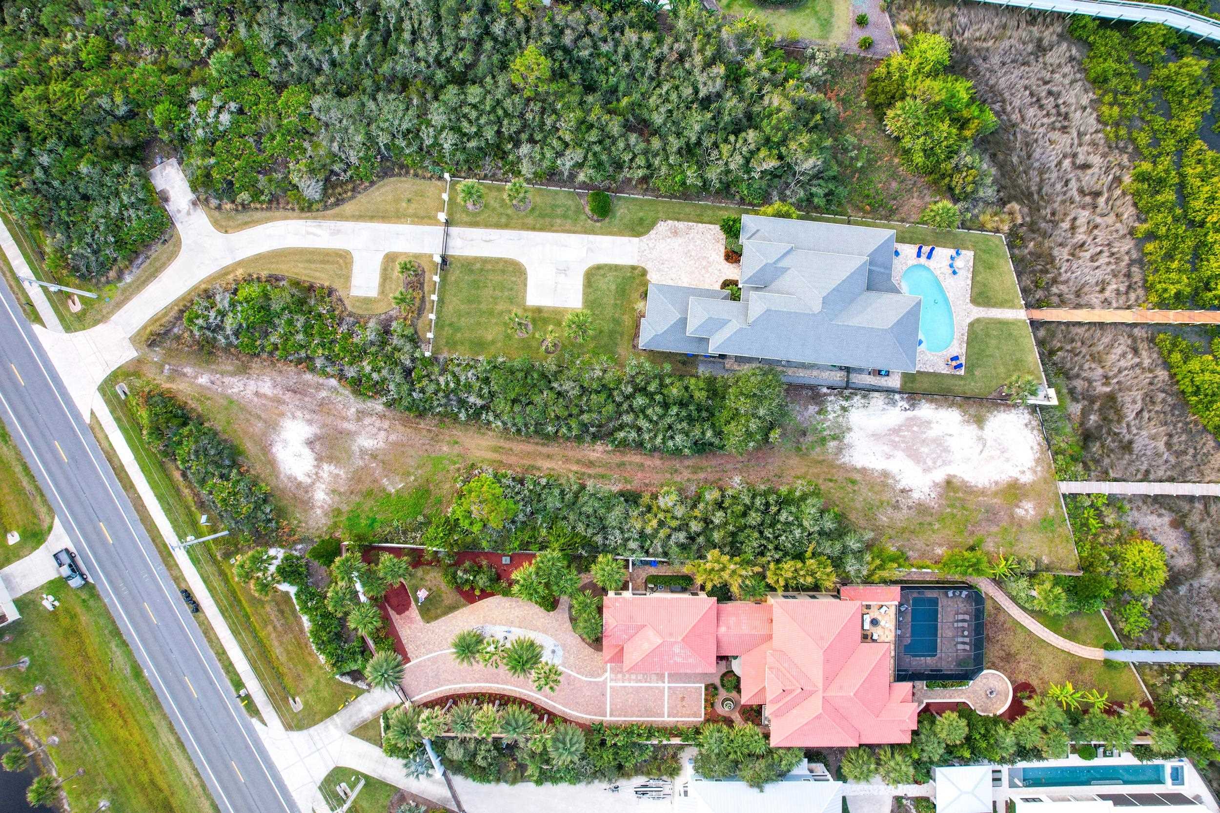 7975 A1A South St. Augustine, FL 32080 - Photo 32 of 33 an aerial view of house with a yard