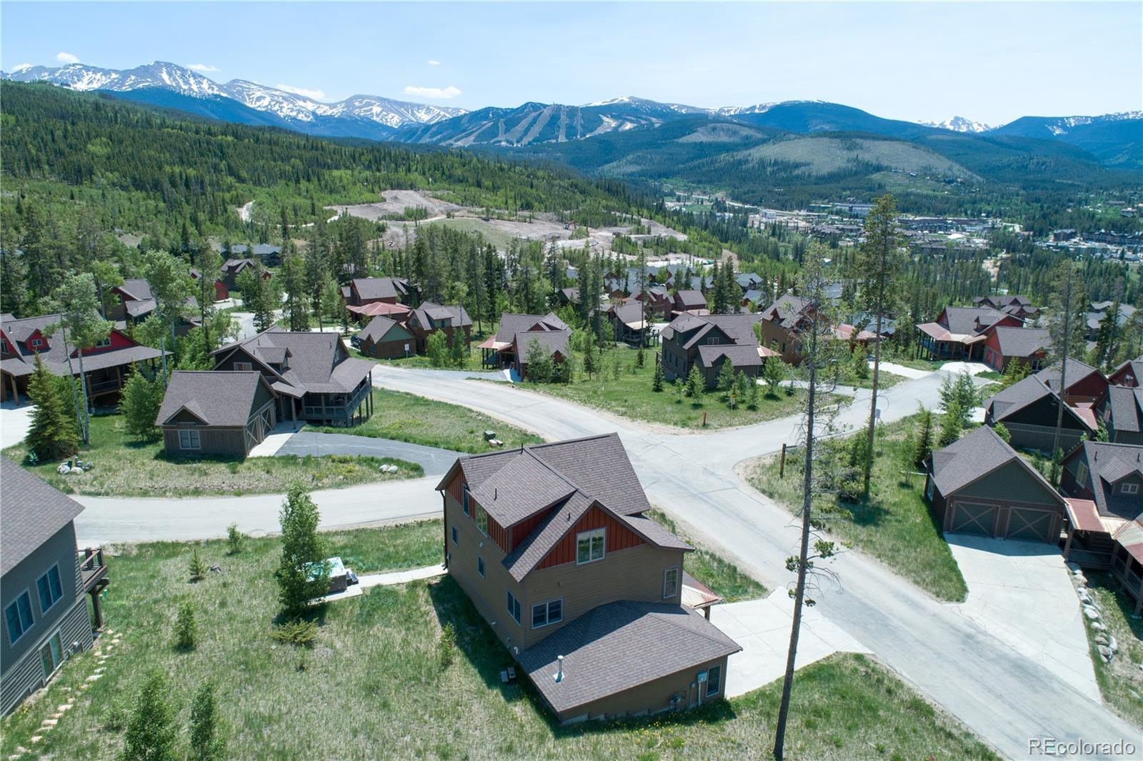 1324 Rendezvous Road Fraser, CO 80442 - Photo 34 of 36 an aerial view of a house with mountain view