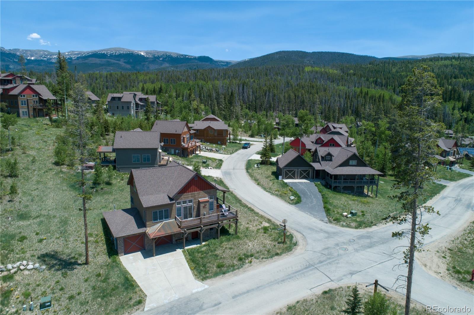 1324 Rendezvous Road Fraser, CO 80442 - Photo 36 of 36 an aerial view of a house with mountain view
