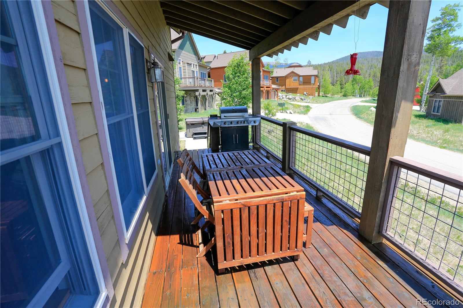 1324 Rendezvous Road Fraser, CO 80442 - Photo 7 of 36 a view of balcony with wooden floor