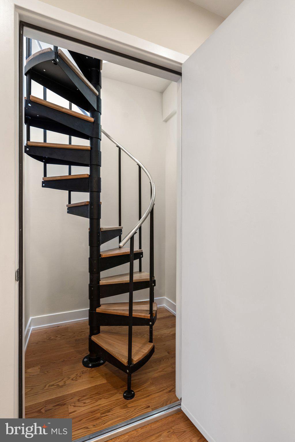 911 3rd Street Northeast Washington, DC 20002 - Photo 32 of 61 Spiral Stairs to Rooftop deck