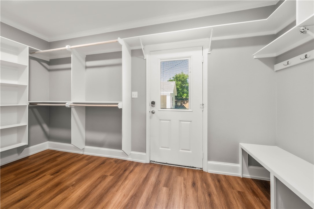 3405 MacArthur Drive Waco, TX 76708 - Photo 41 of 83 a view of an empty room with wooden floor and a window