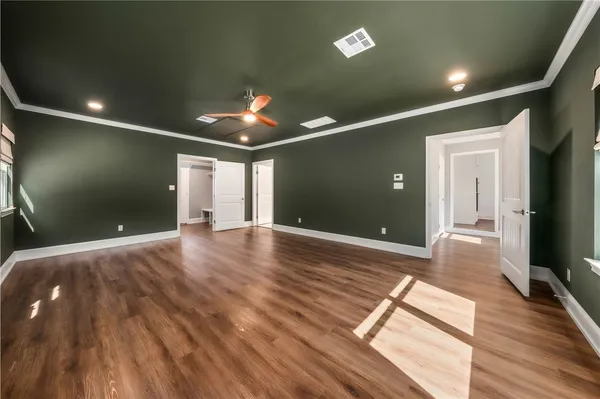 a view of a back yard of the house