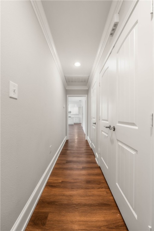 3405 MacArthur Drive Waco, TX 76708 - Photo 57 of 83 a view of a hallway with wooden floor and staircase