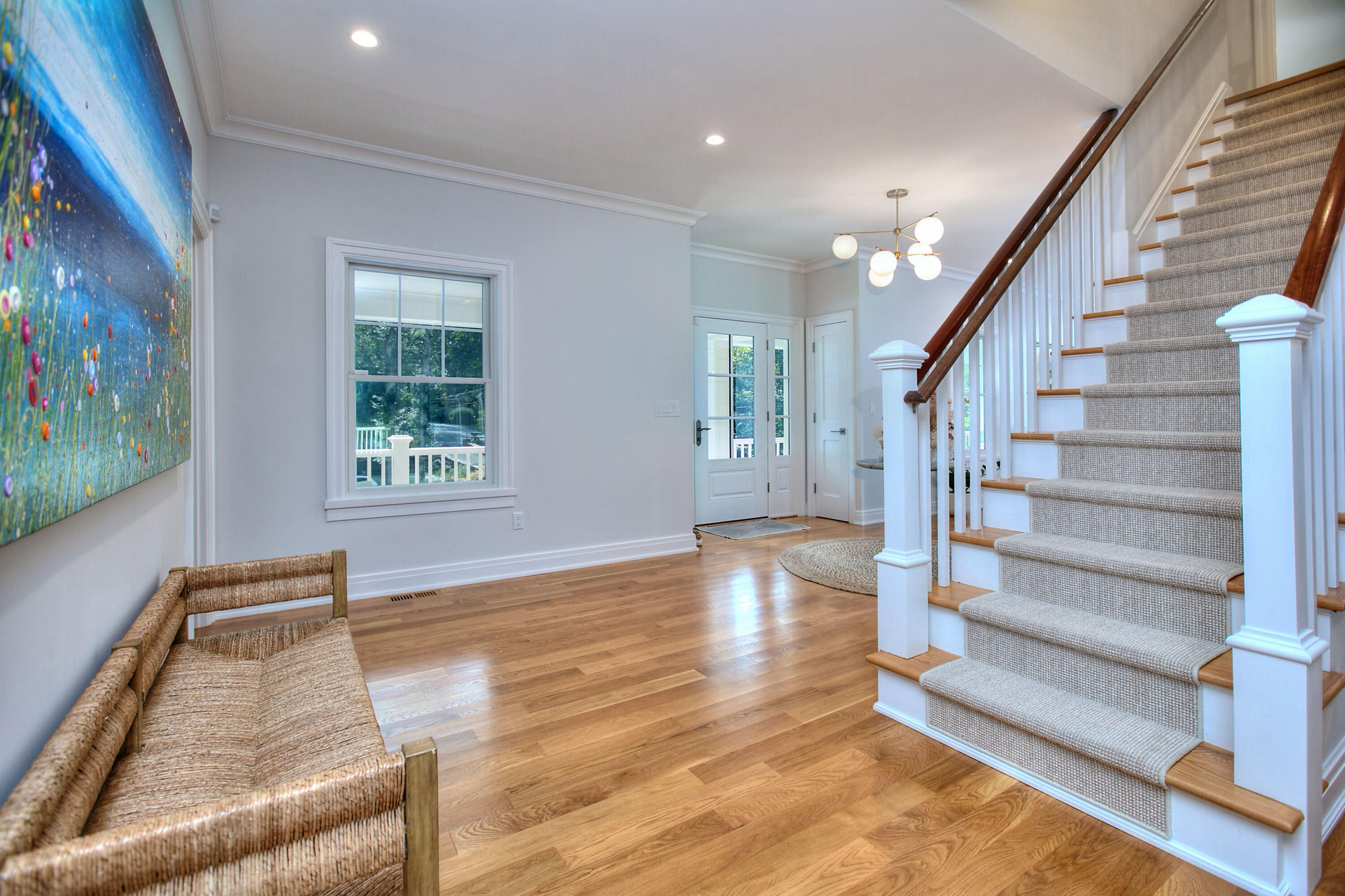 46 Blueberry Hill Road Redding, CT 06896 - Photo 3 of 32 a view of entryway and hall with wooden floor