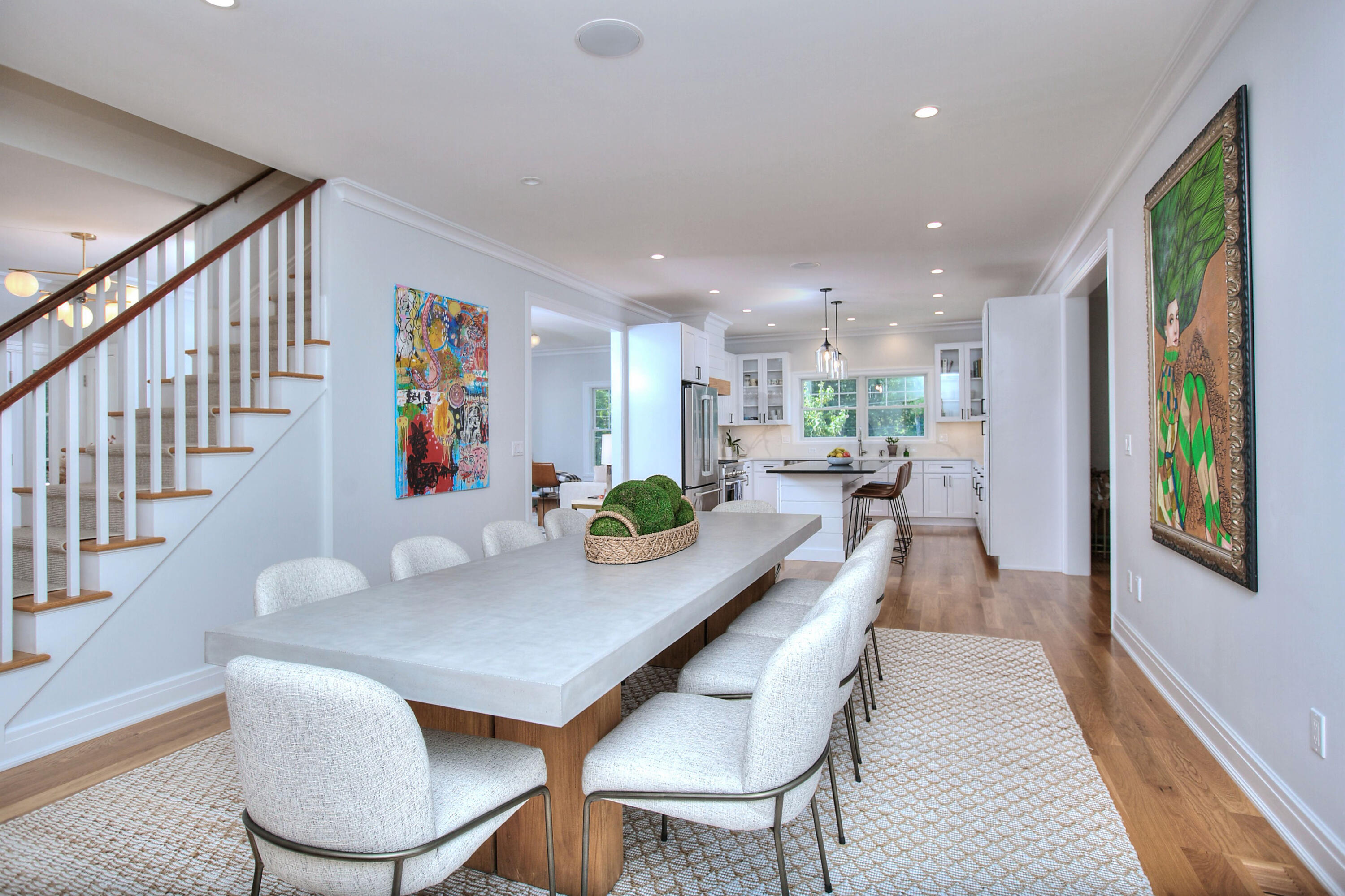 46 Blueberry Hill Road Redding, CT 06896 - Photo 9 of 32 a view of a dining room with furniture a rug and wooden floor