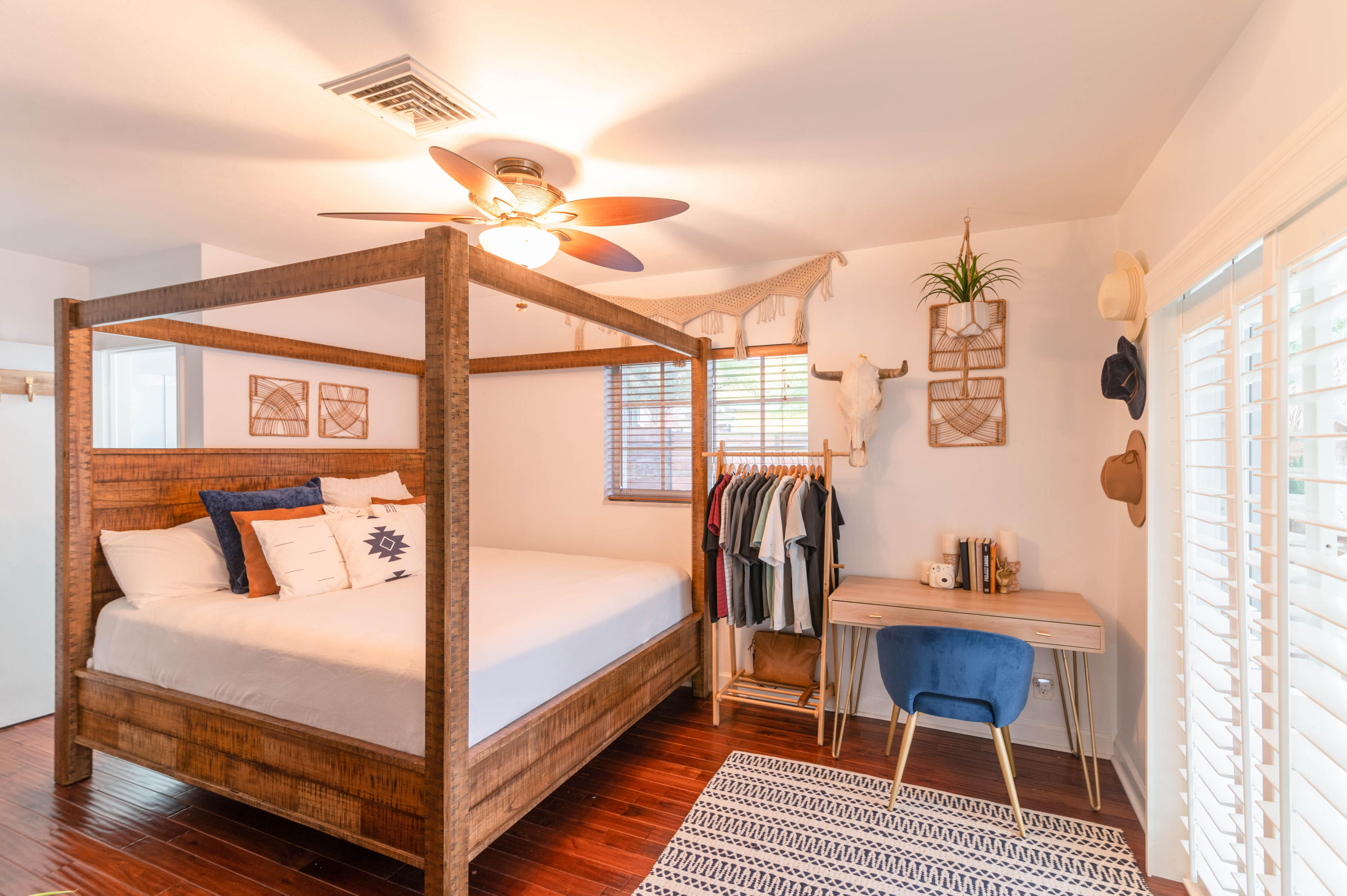 1502 Northwest 5th Street Boca Raton, FL 33486 - Photo 24 of 35 a bedroom with a bed a lamp and the window