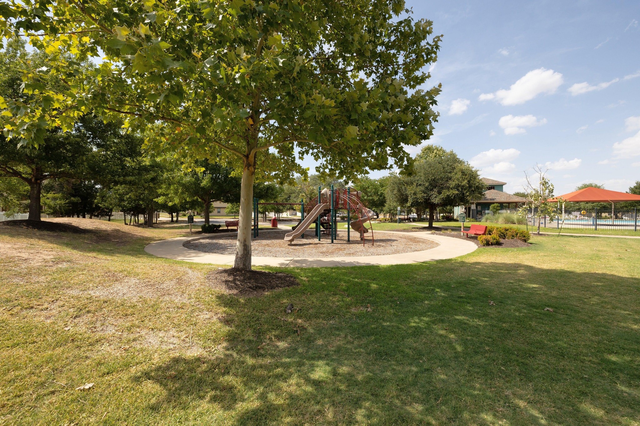 1042 Monadale Trail Round Rock, TX 78664 - Photo 36 of 40 a view of outdoor space with garden
