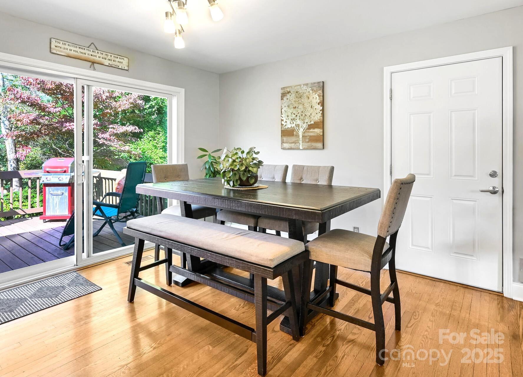 402 Balsam Road Hendersonville, NC 28792 - Photo 4 of 26 a dining room with furniture and window