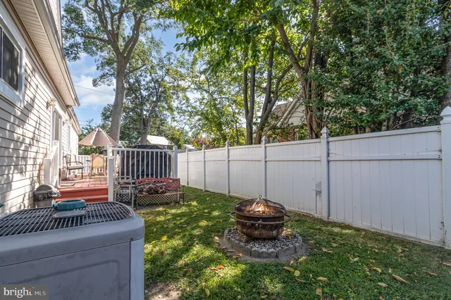 a view of a wooden deck