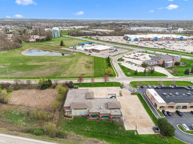 a view of a city from a balcony