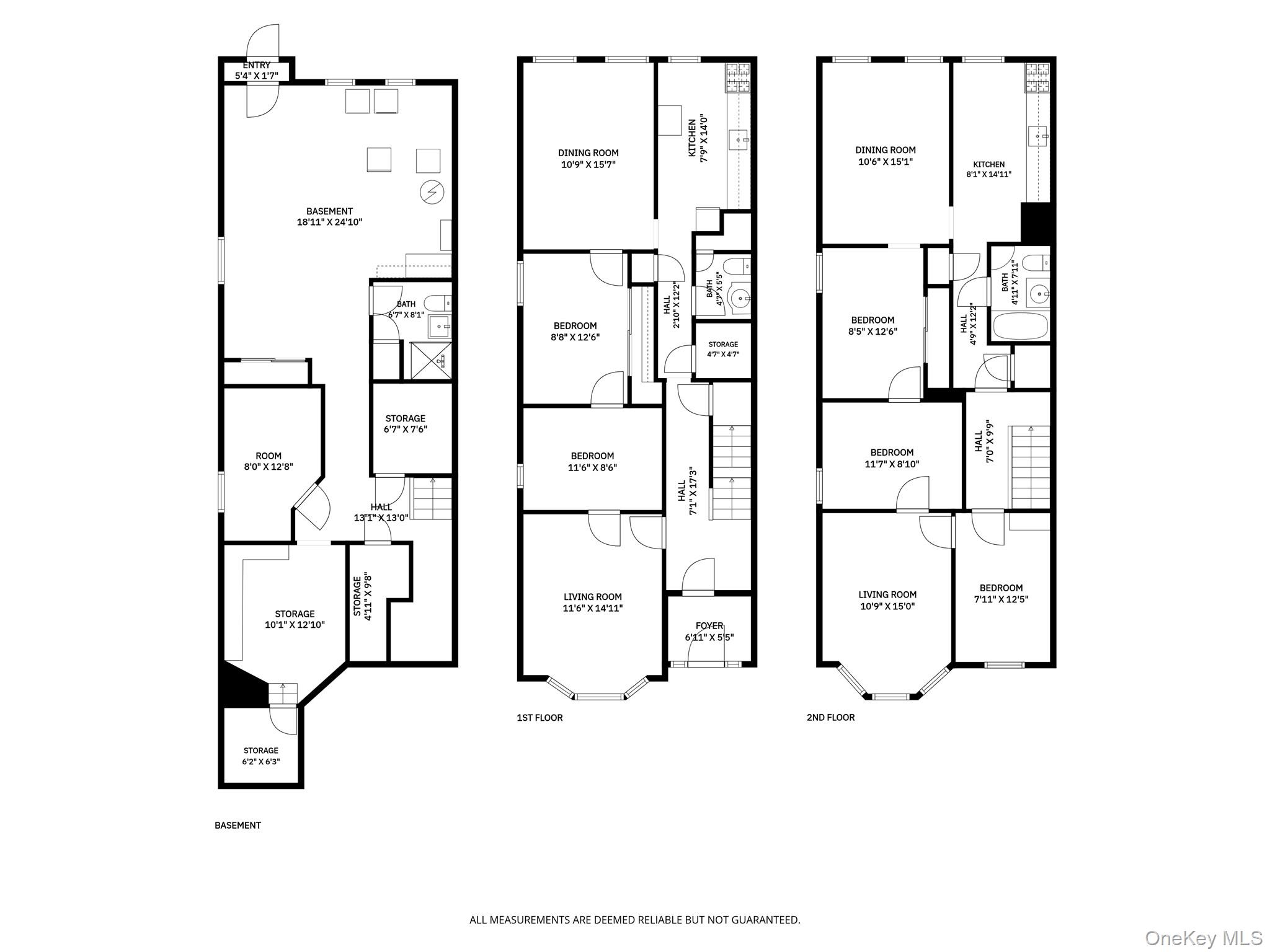82-72 88th Place Queens, NY 11421 - Photo 26 of 26 a picture of a floor plan