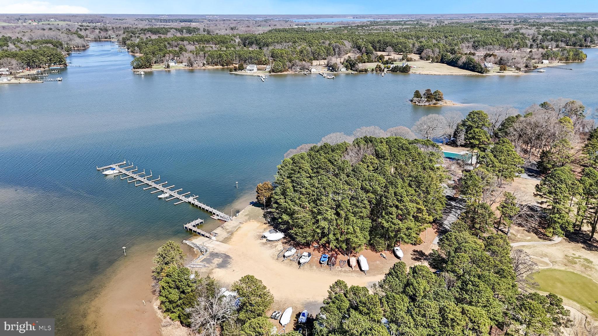 14850 King Charles Drive Issue, MD 20645 - Photo 60 of 63 an aerial view of a houses with a lake view