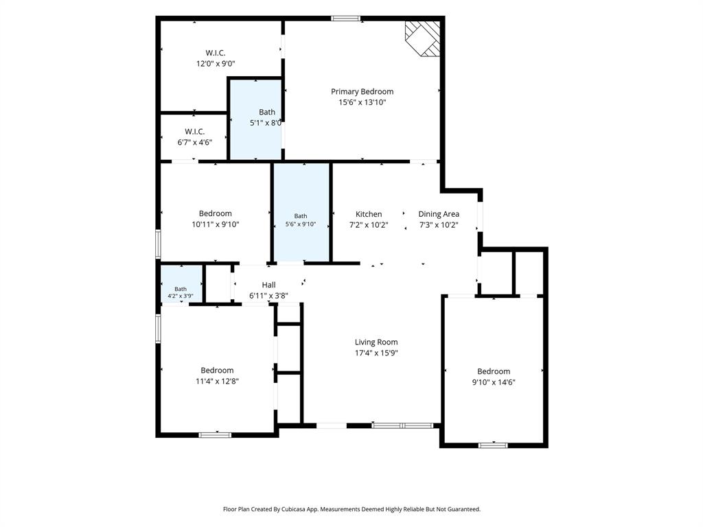 3308 Rufus Street Fort Worth, TX 76119 - Photo 17 of 17 Floor plan