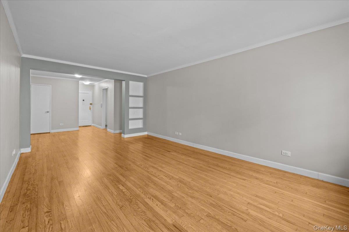 wooden floor in an empty room