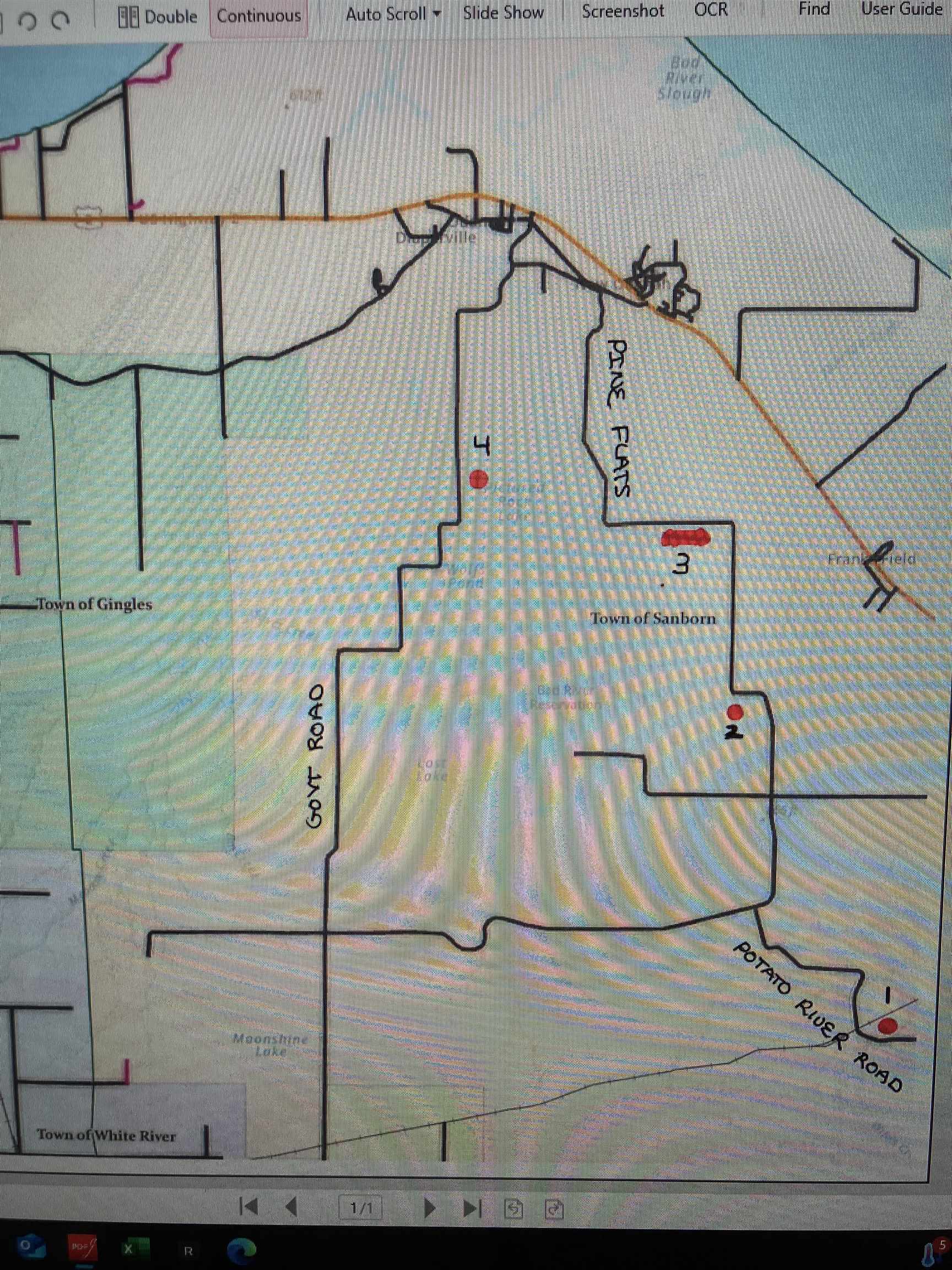 44890 Potato River Road Saxon, WI 54559 - Photo 16 of 16 Map / location of property area