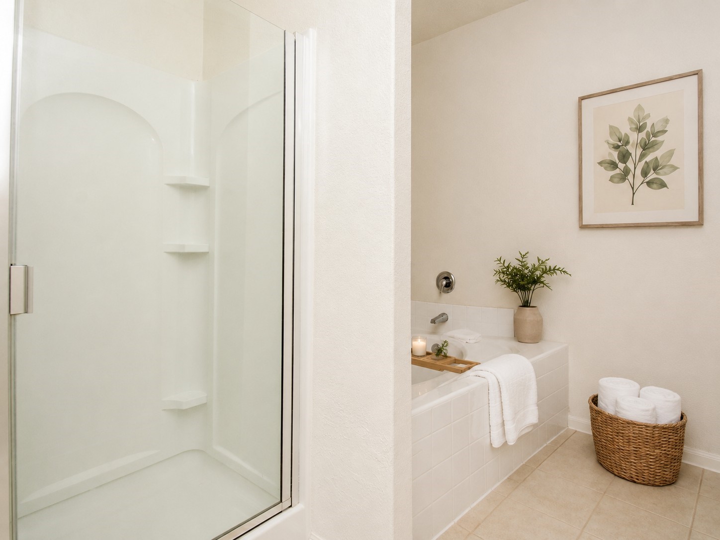 1322 Emerald Stone Drive Rosharon, TX 77583 - Photo 12 of 23 a bath room with a bathtub and a shower