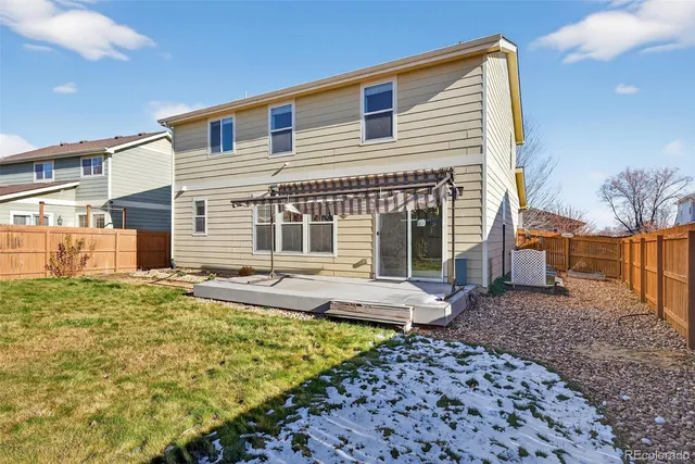 a backyard of a house