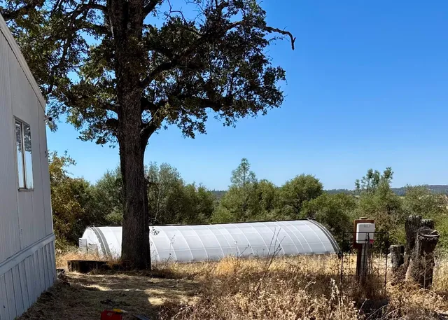 a view of house with a tree in the background
