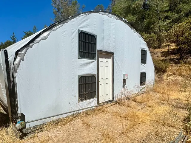 a view of a door and an entryway