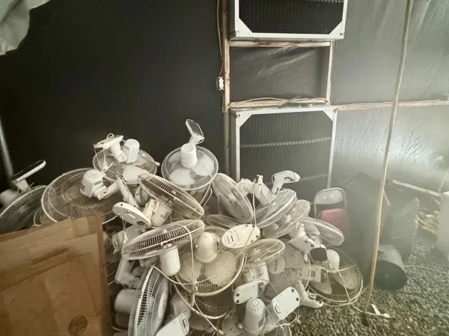 a room with furniture