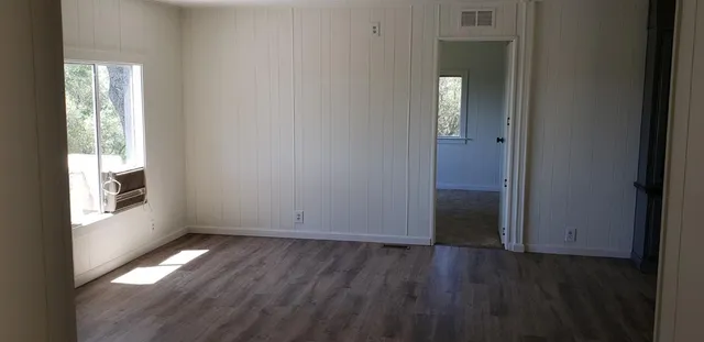 a view of a window in a room