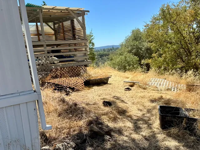 a view of ocean from a mountain