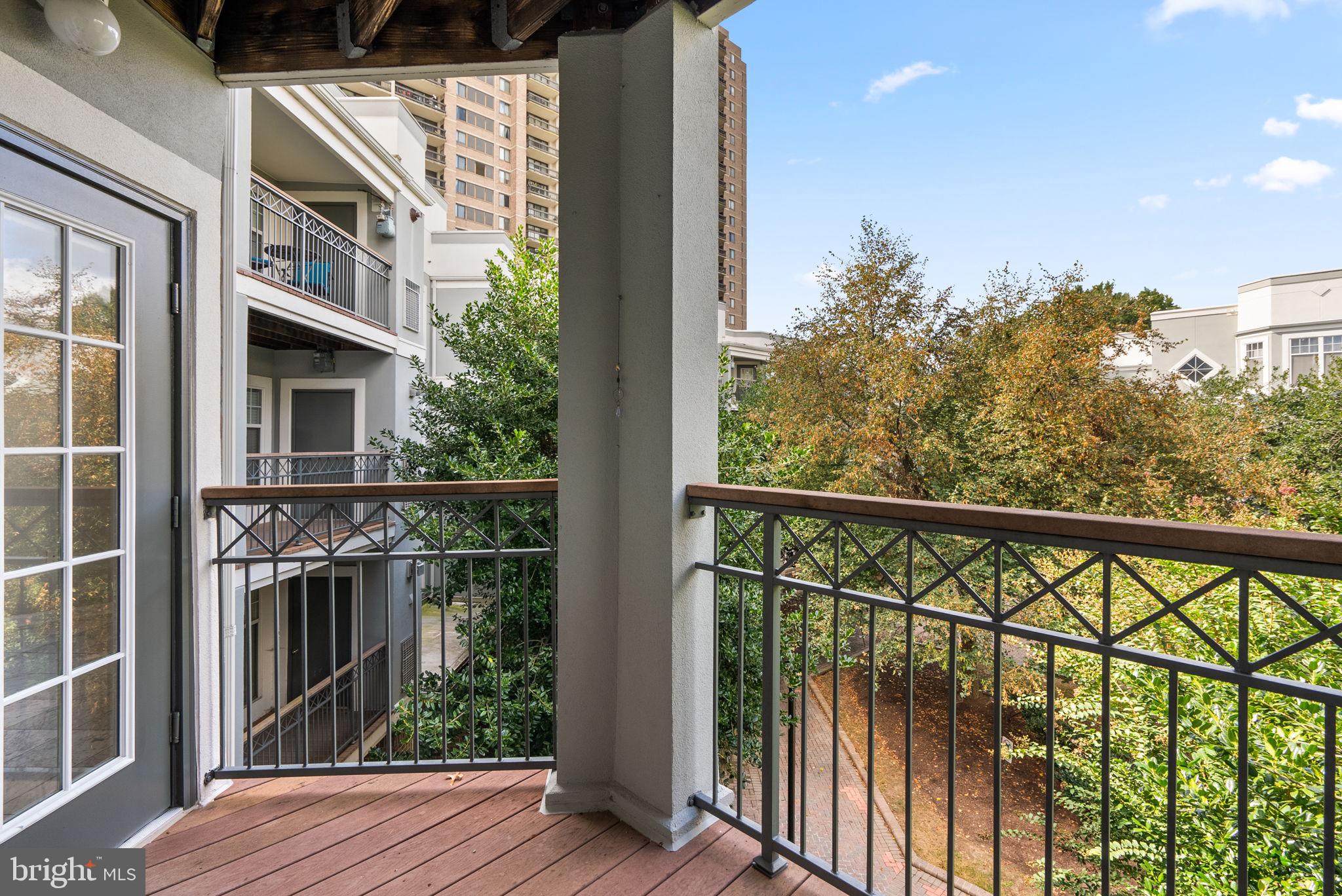 5563 Seminary Road, Unit 302 Falls Church, VA 22041 - Photo 26 of 30 a view of balcony with wooden floor