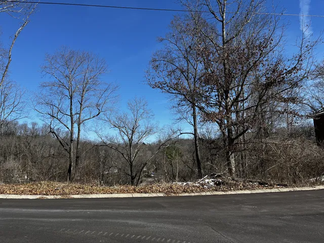 a view of road with covered with snow