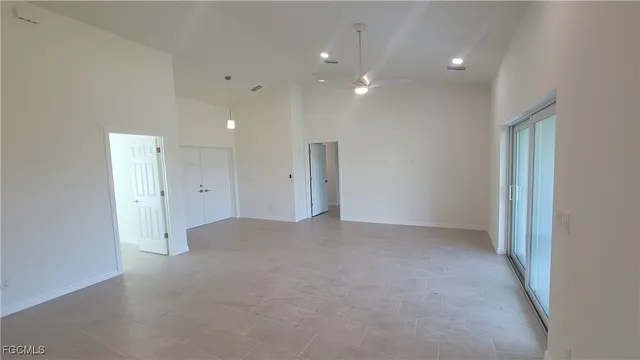 a view of empty room